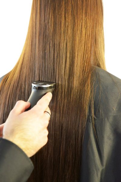 Frauen Haare Schneiden Mit Maschine