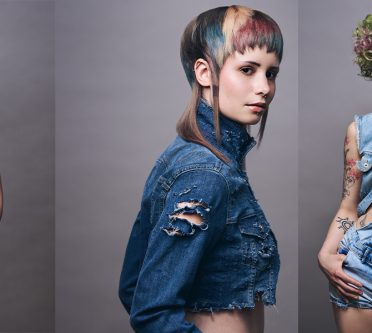 Das Bild zeigt die Haarlooks der Models der Gold-Gewinner*innen aus Deutschland