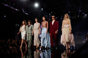 Models bei der Runway-Show