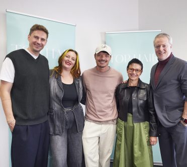Die TOP Salon Jury 2026: Christoph Filser, Franca Schnell, Robert Zimmermann, Rebecca Kandler und Mike Karg (v.l.)