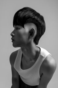 Bild eines außergewöhnlichen Herrenhaarschnitts - Mulletform