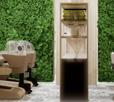 Head Spa Liege und Head Spa Waschsessel