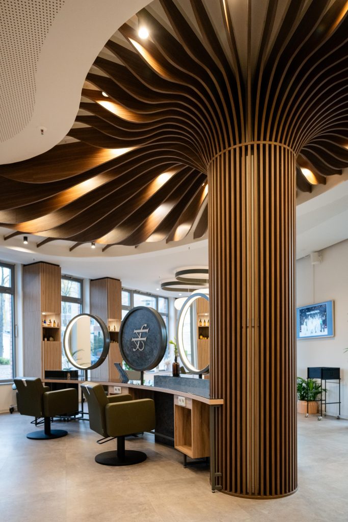 Blick in einen Friseursalon