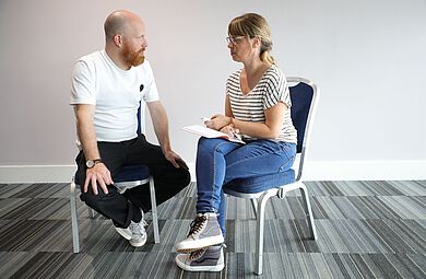 Philipp Haug im Gespräch mit TOP HAIR Redakteurin Aletta Helsper in London