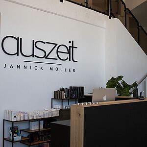 Rezeption des Friseursalons Auszeit Jannick Müller in Kandel