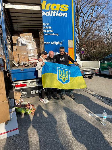Michele Terlizzi organisiert Ukraine-Hilfstransporte