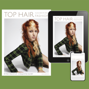 TOP HAIR Fashion Magazin mit Locken und Wellen Hairstyling